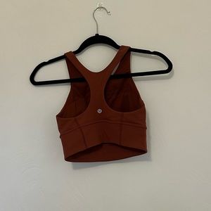 Lululemon High impact Rust color sports bra